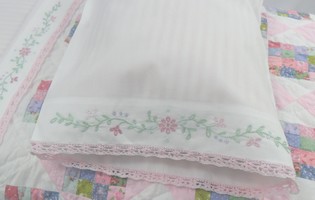 Doll Sheet Set Antique Flowers